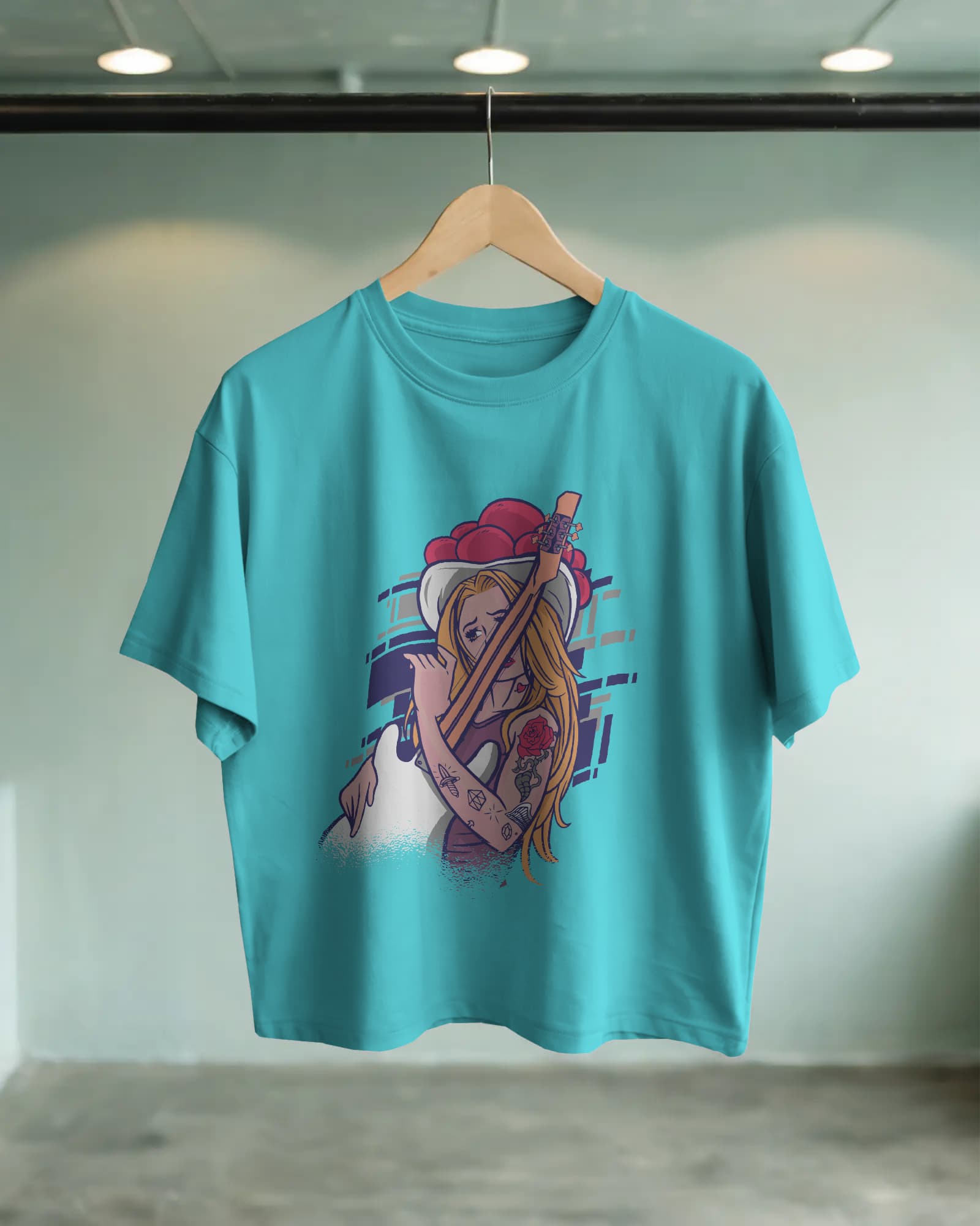 Tattooed Melodies. Broken Strings Tee (Image No - U 1997)