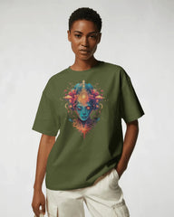 Afterlife Divinity – Psychedelic Flame Tee