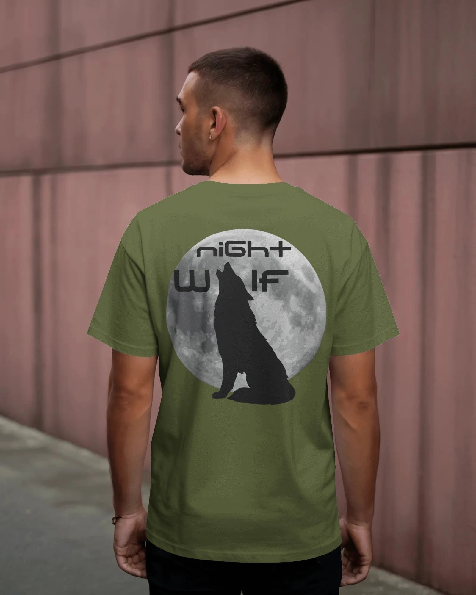 Night Wolf Oversize Tee – Moonhowler Series