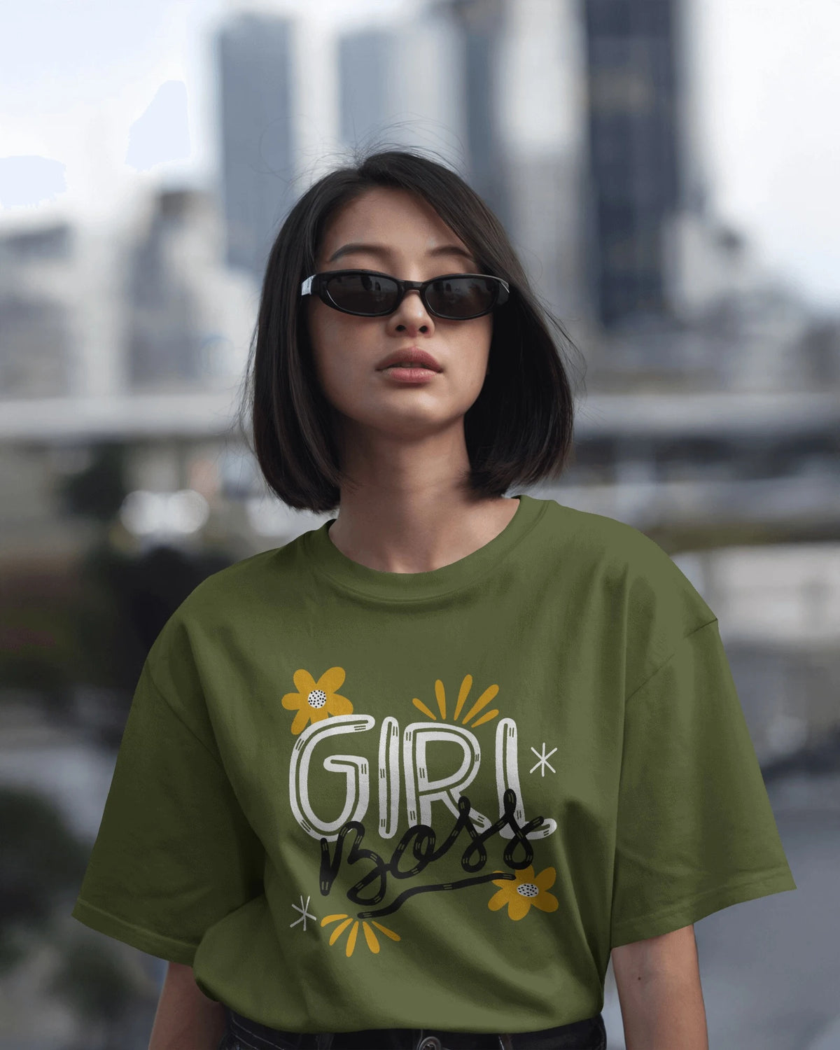 GIRL BOSS Graphic Tee – Bold & Bright Edition