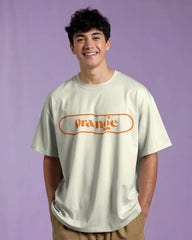 Orange Label Statement Tee – Bold & Minimal