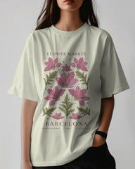 Barcelona Bloom Market Tee – Limited Botanical Edition