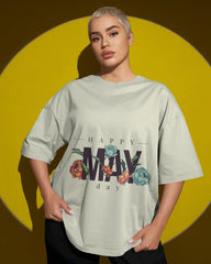 Happy May Day Floral Graphic Tee – Limited Edition