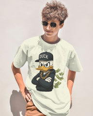 Money Duck Streetwear T-Shirt – Hustle in Feathers