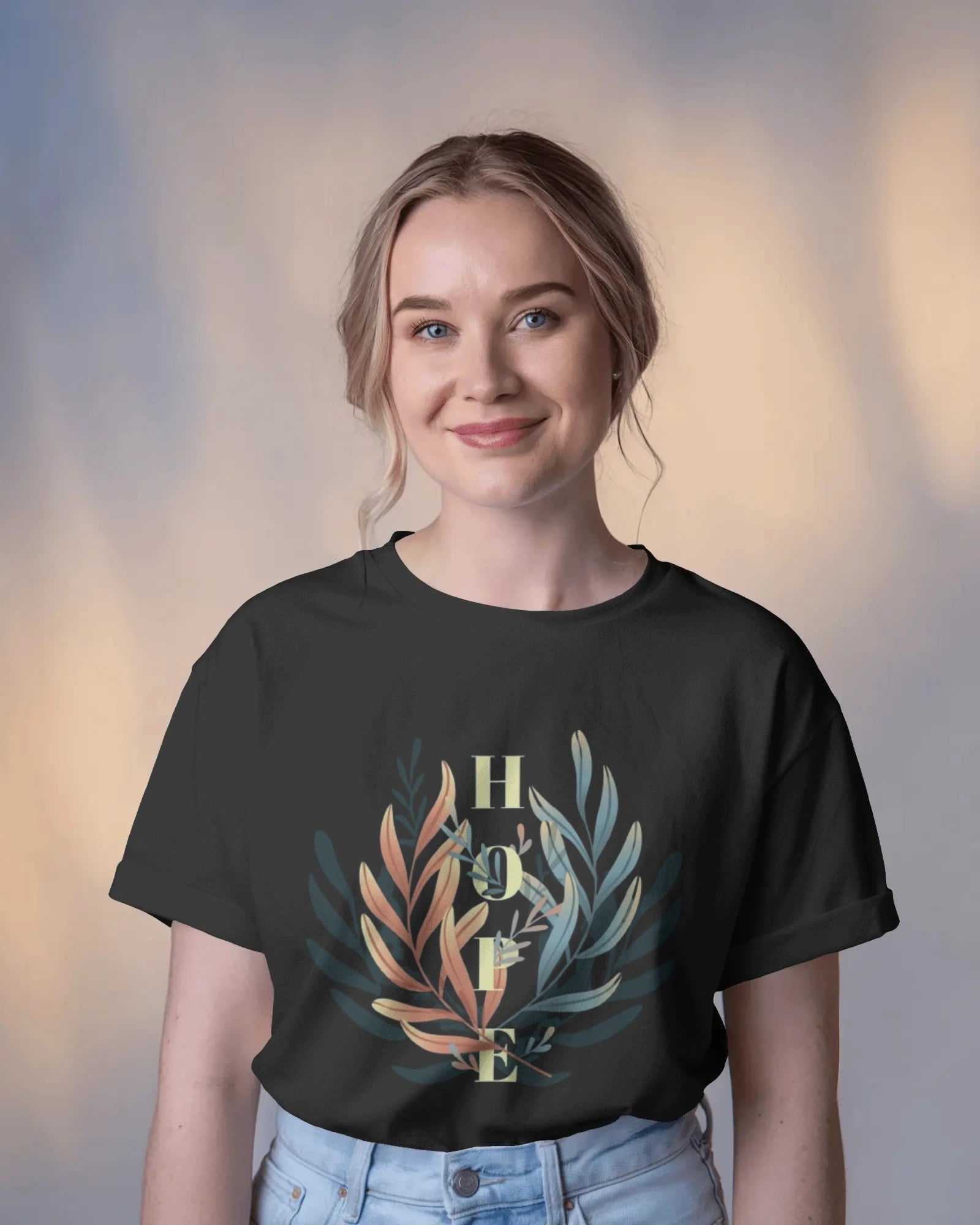 Hope Botanical Wreath Graphic Tee