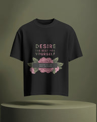 Desire the Best Floral Motivational Tee – Cavantee Exclusive