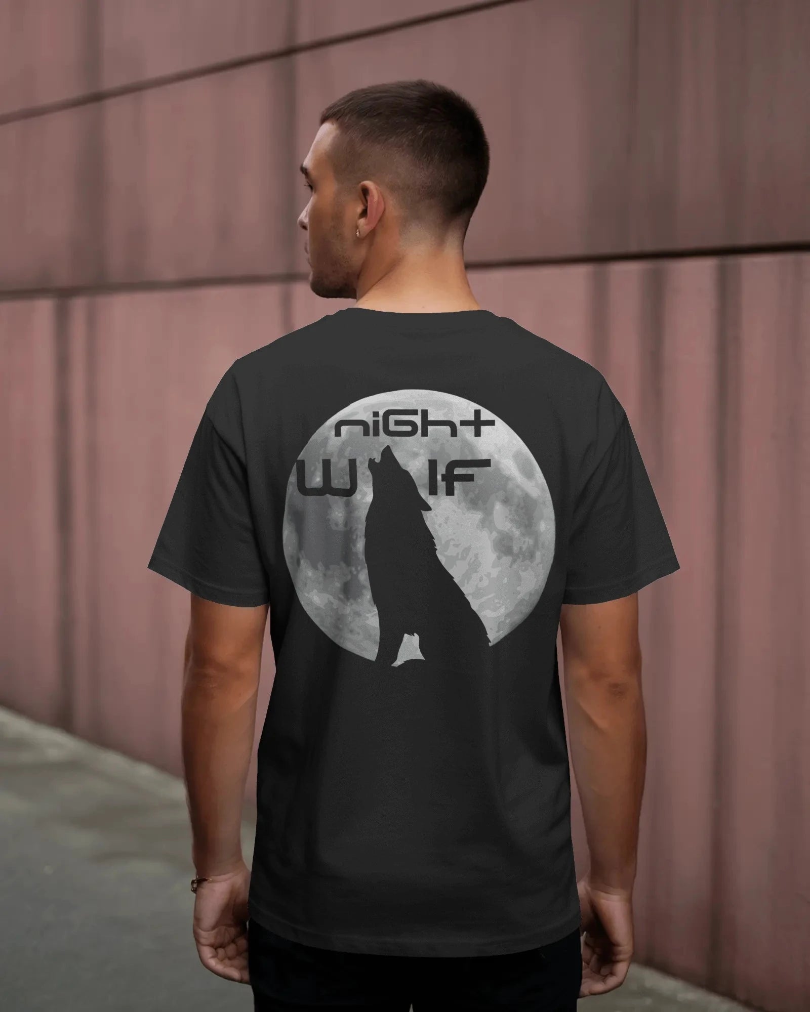 Night Wolf Oversize Tee – Moonhowler Series