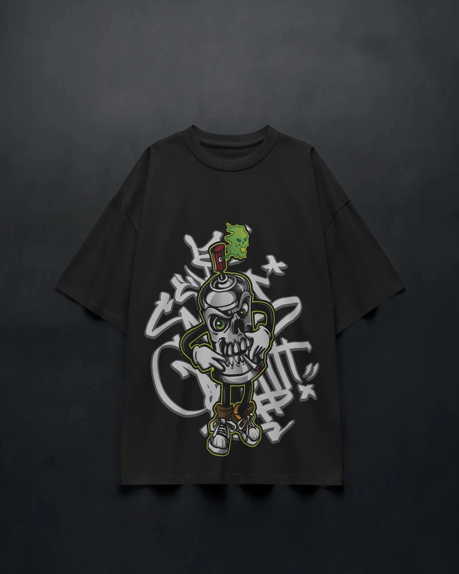 Skully Spray Can – Toxic Rebel Street Tee
