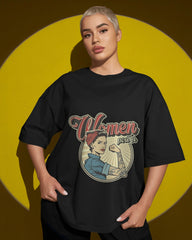 Retro Women Power Tee – Cavantee's Bold Feminist Statement