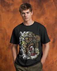 Street Savage Squirrel – Urban Hustle Tee