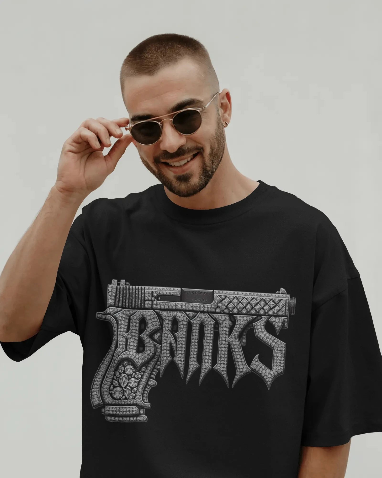 Diamond Glock "BANKS" Statement Tee – Fearless Flex