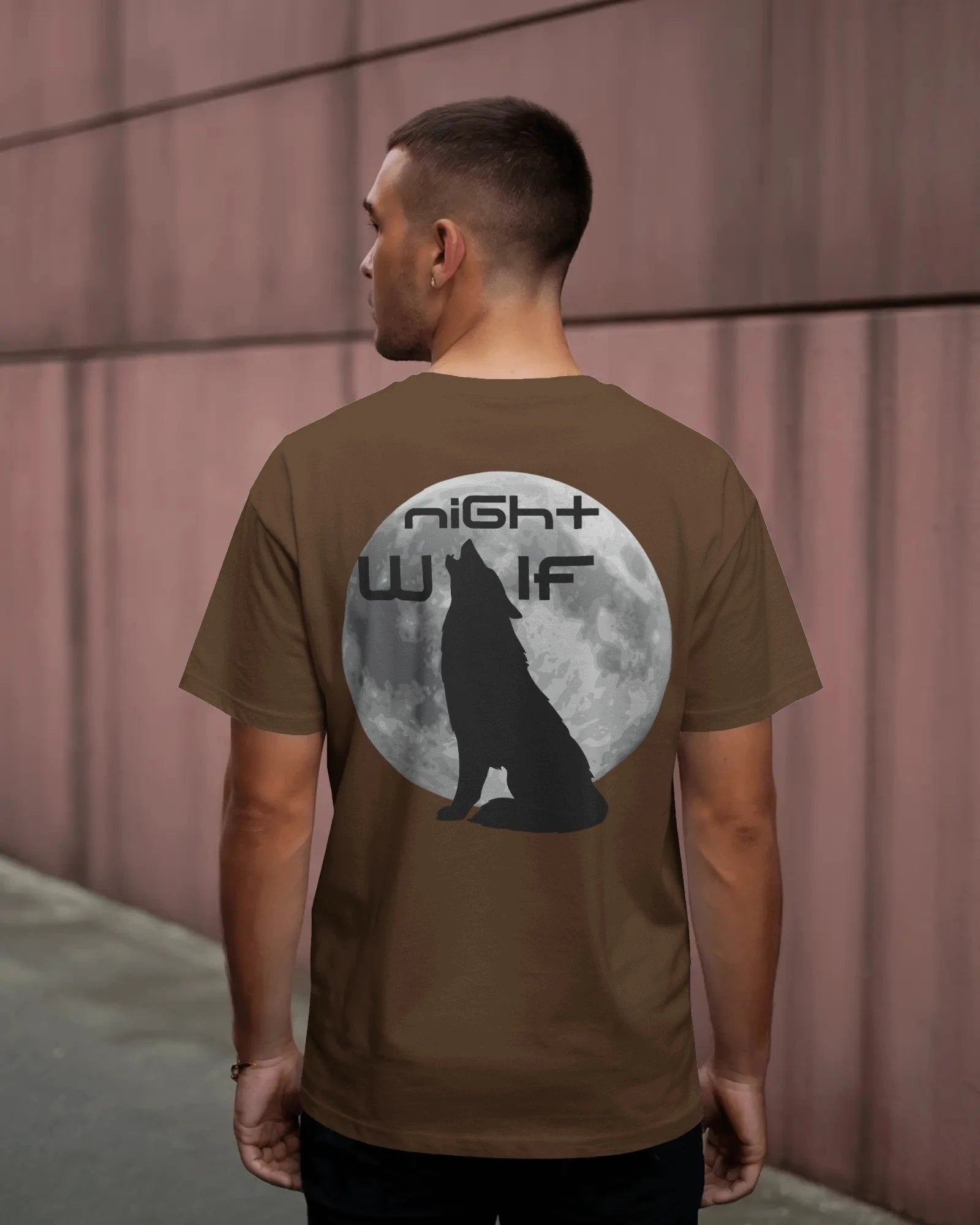 Night Wolf Oversize Tee – Moonhowler Series