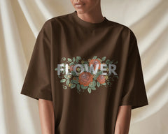 Floral Power Tee – Bold Bloom Statement by Cavantee