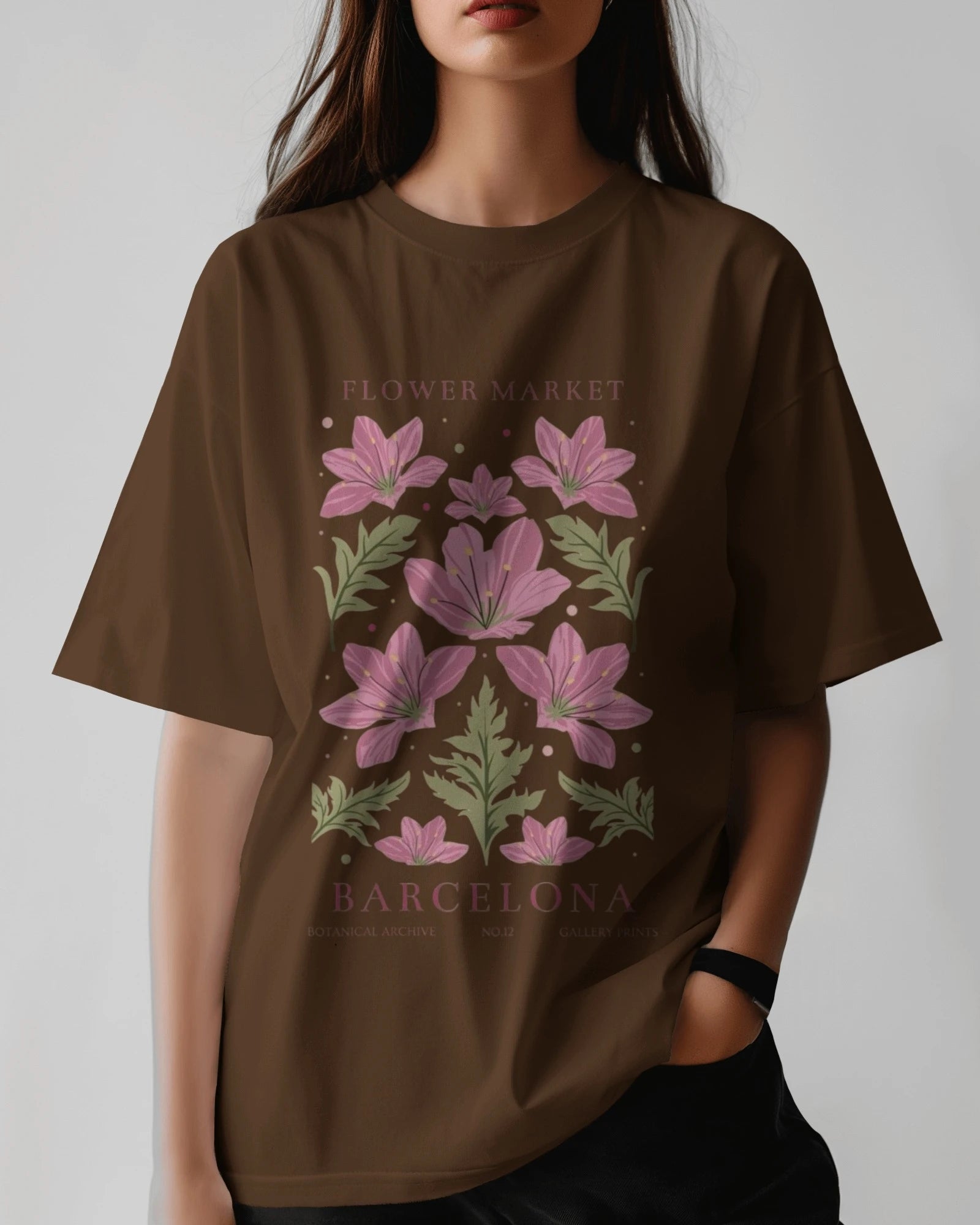 Barcelona Bloom Market Tee – Limited Botanical Edition