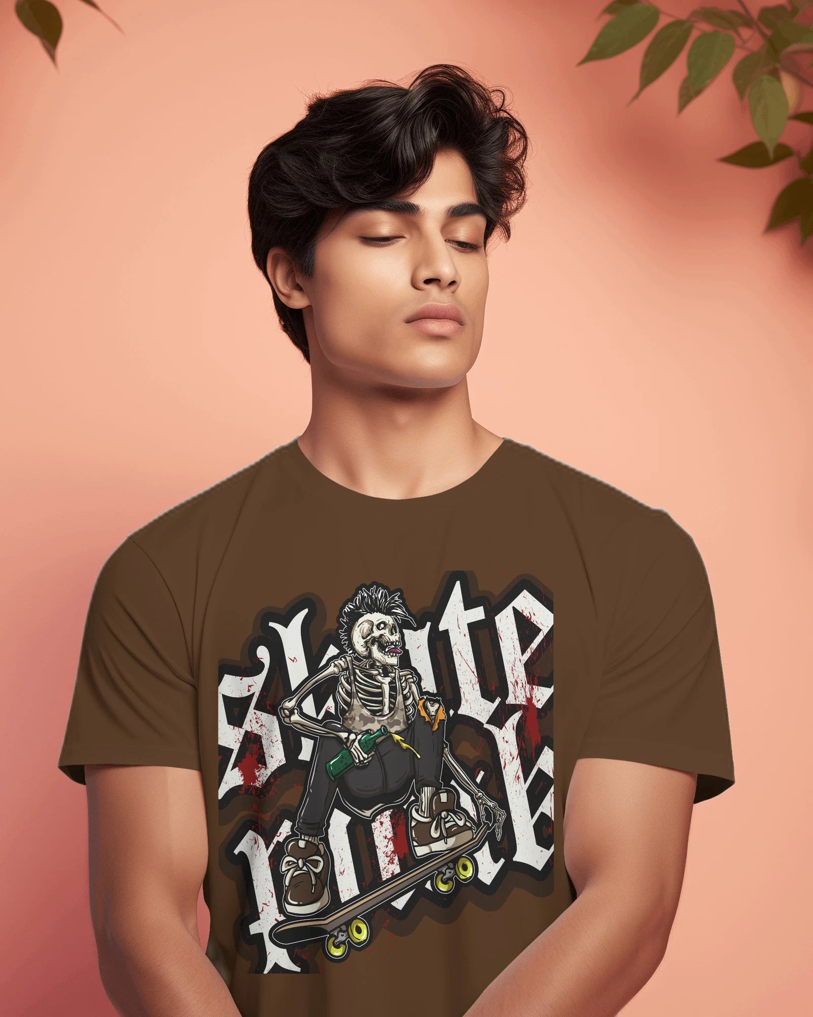 Punk Reaper – Bloody Skate Chaos Tee by Cavantee