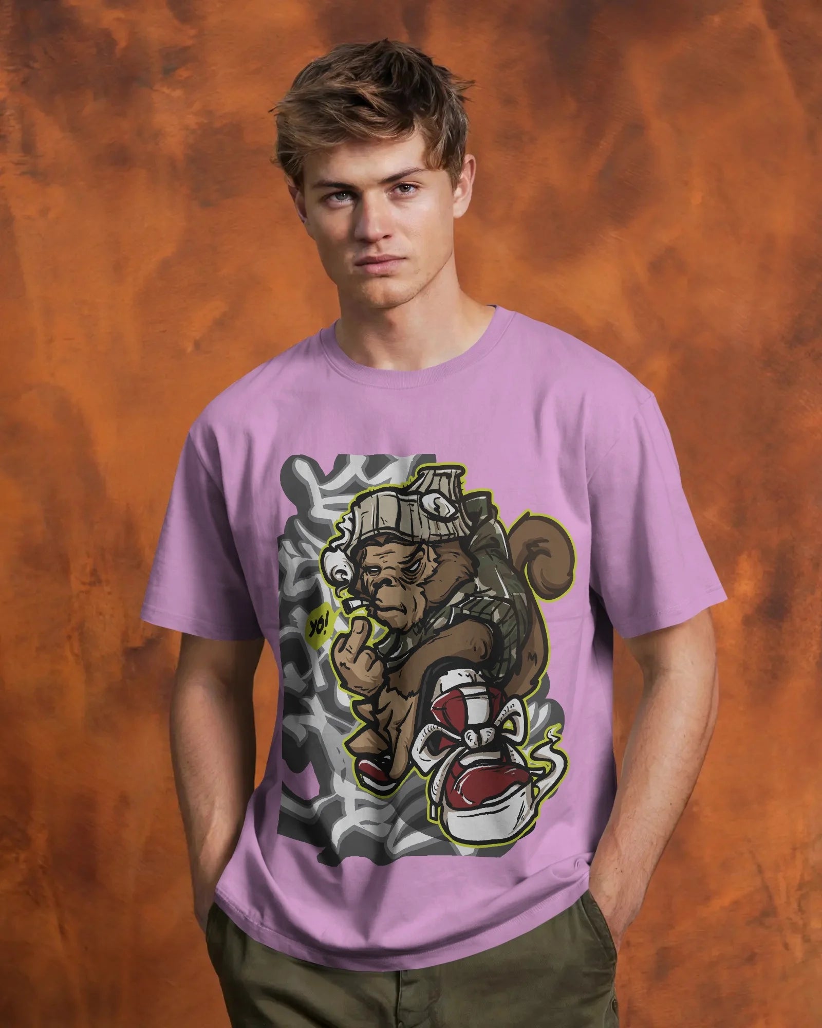 Street Savage Squirrel – Urban Hustle Tee