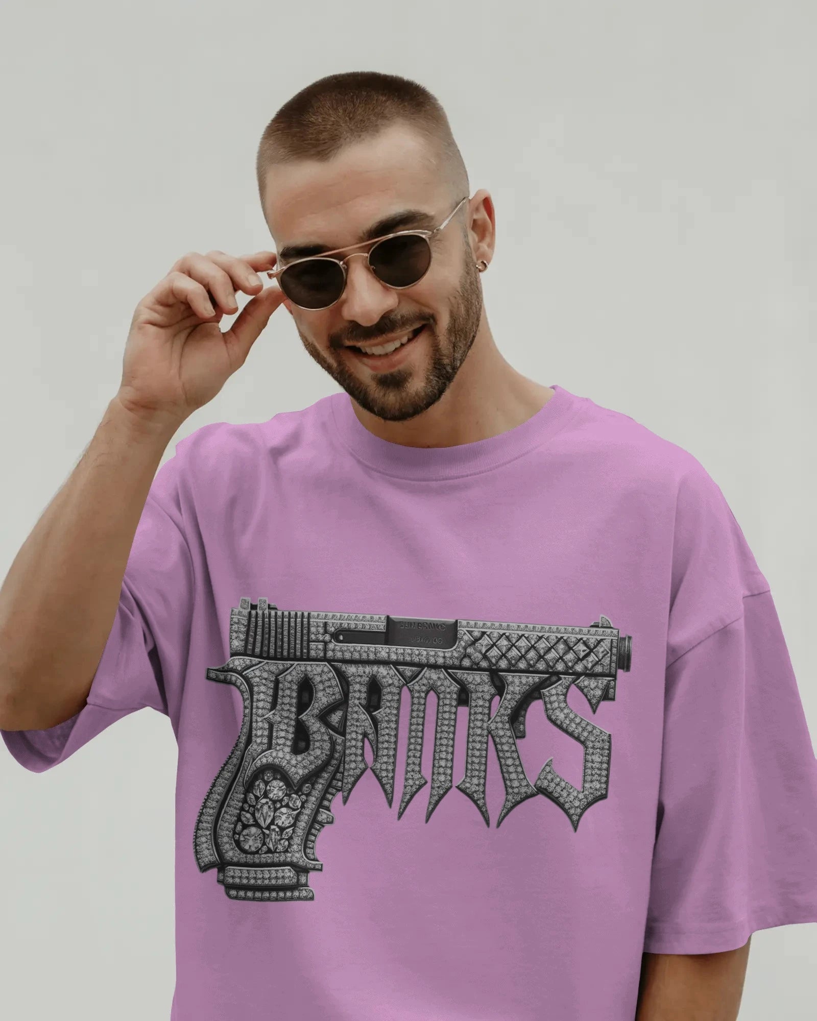 Diamond Glock "BANKS" Statement Tee – Fearless Flex