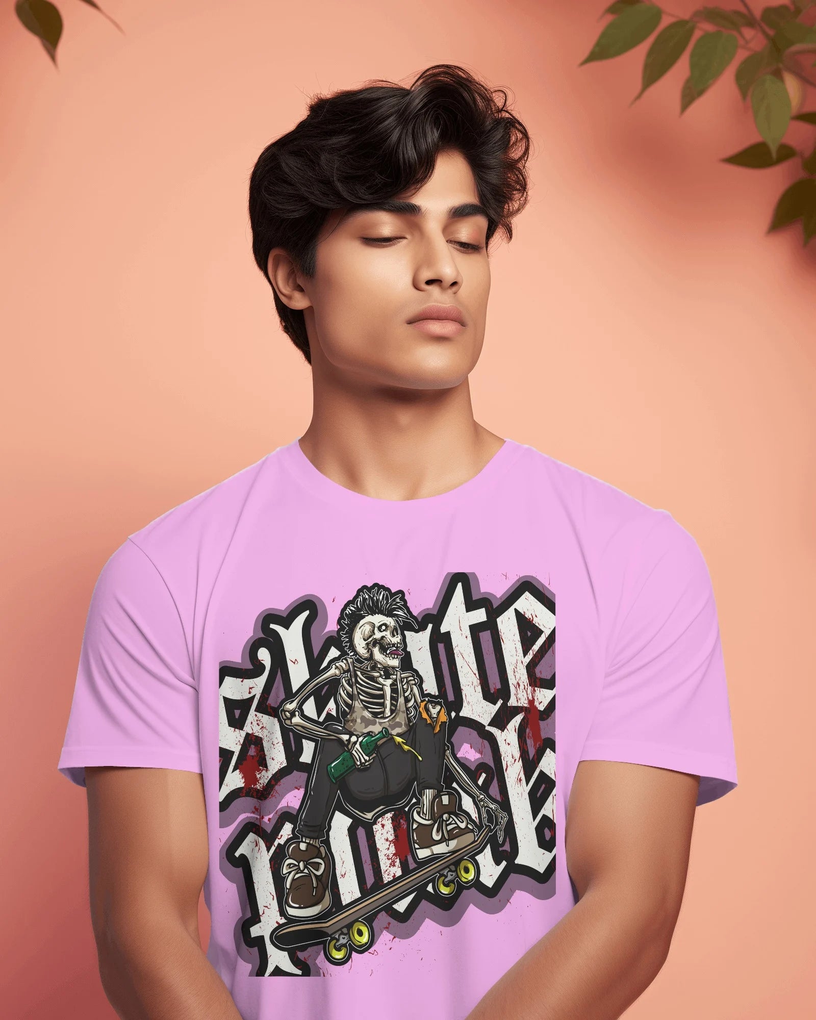 Punk Reaper – Bloody Skate Chaos Tee by Cavantee