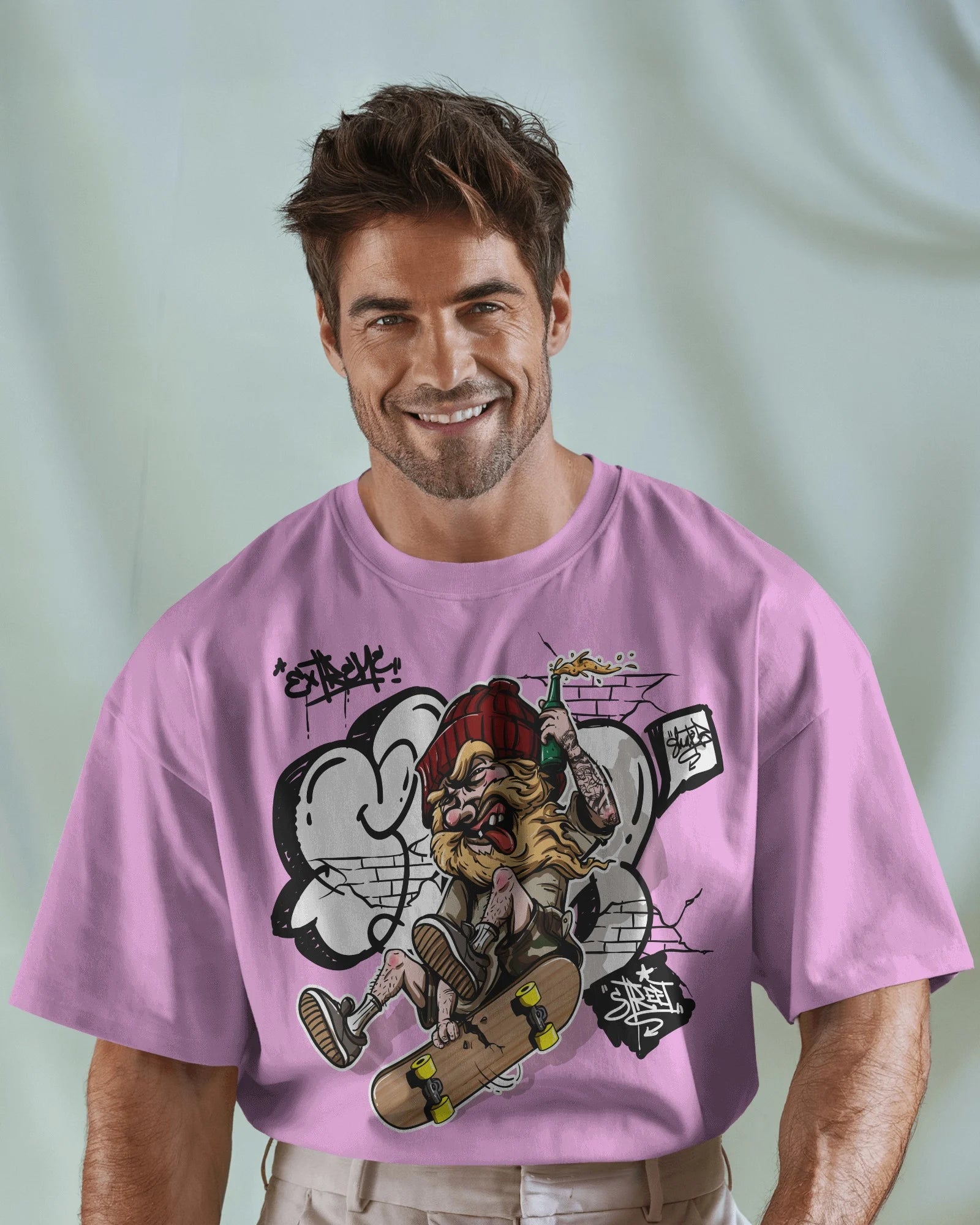 Drunk Skater Chaos Tee – Cavantee Street Grind Series