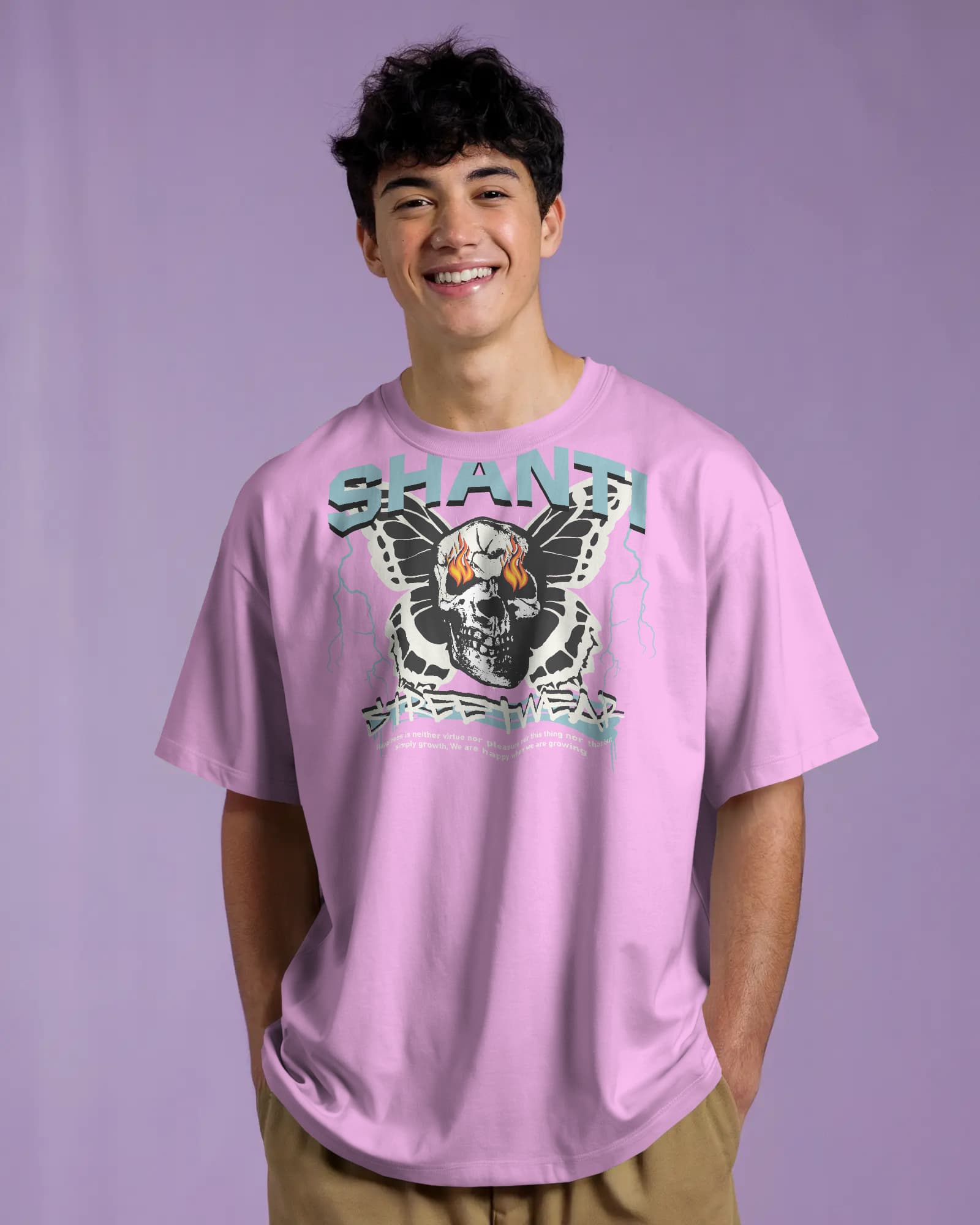 Shanti Streetwear – Inner Peace, Outer Fire Tee
