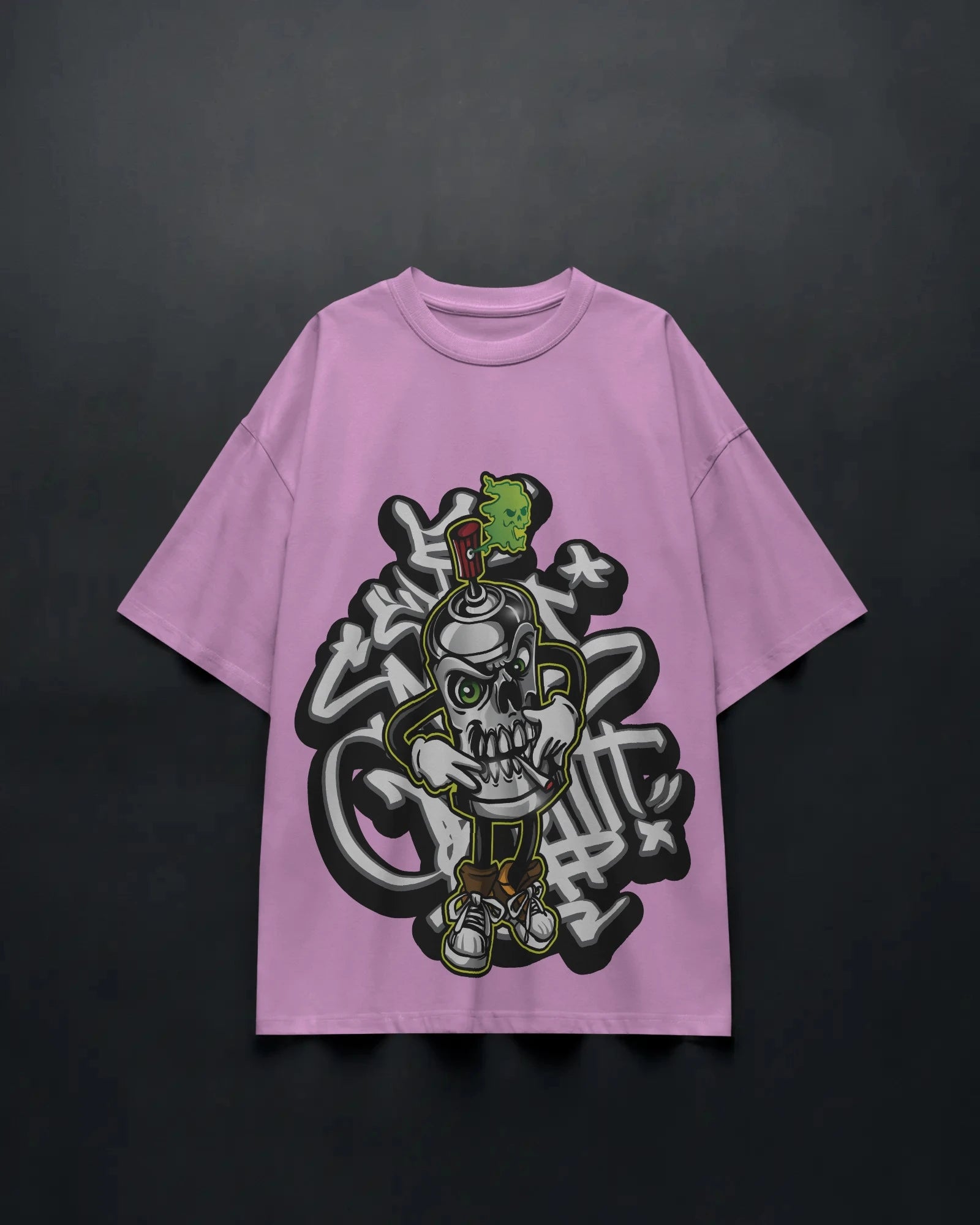 Skully Spray Can – Toxic Rebel Street Tee