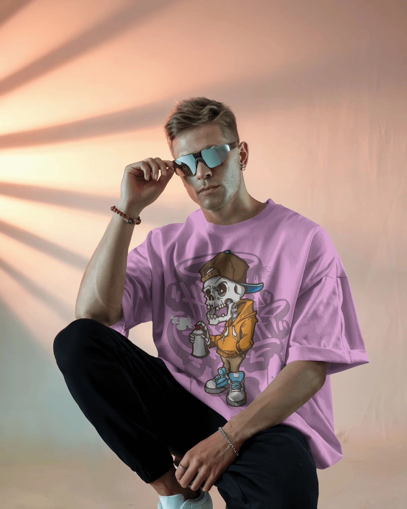 Urban Bonez – Graffiti Skull Streetwear Tee