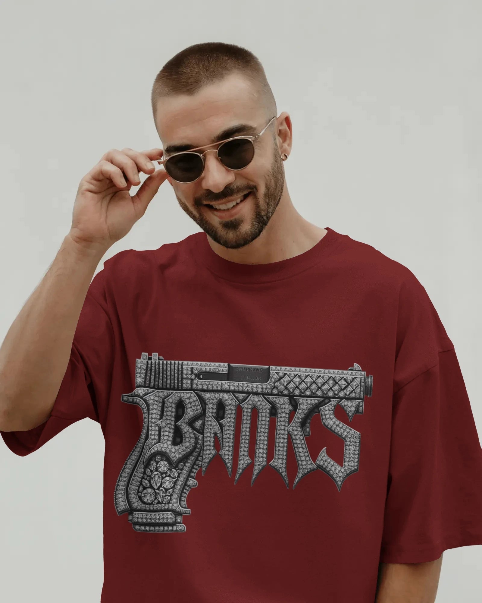 Diamond Glock "BANKS" Statement Tee – Fearless Flex