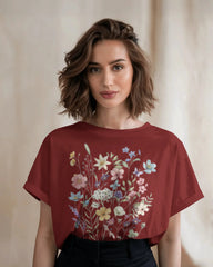 Wild Meadow – Pastel Bloom Graphic T-Shirt