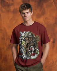 Street Savage Squirrel – Urban Hustle Tee