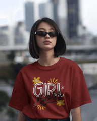 GIRL BOSS Graphic Tee – Bold & Bright Edition