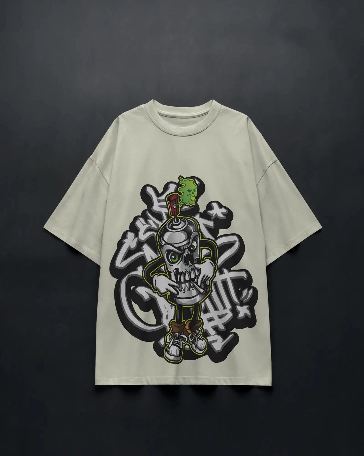 Skully Spray Can – Toxic Rebel Street Tee