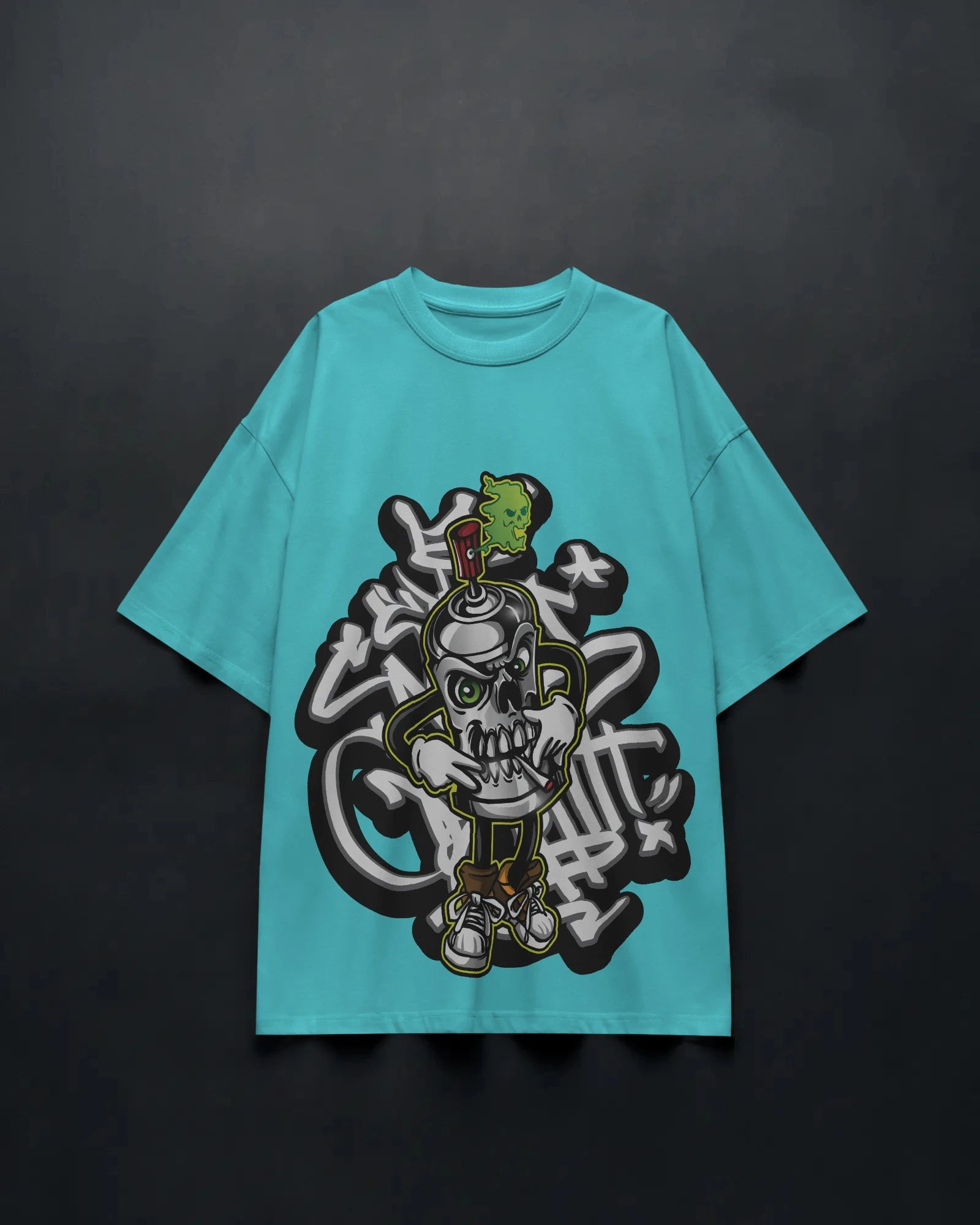Skully Spray Can – Toxic Rebel Street Tee