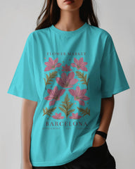 Barcelona Bloom Market Tee – Limited Botanical Edition