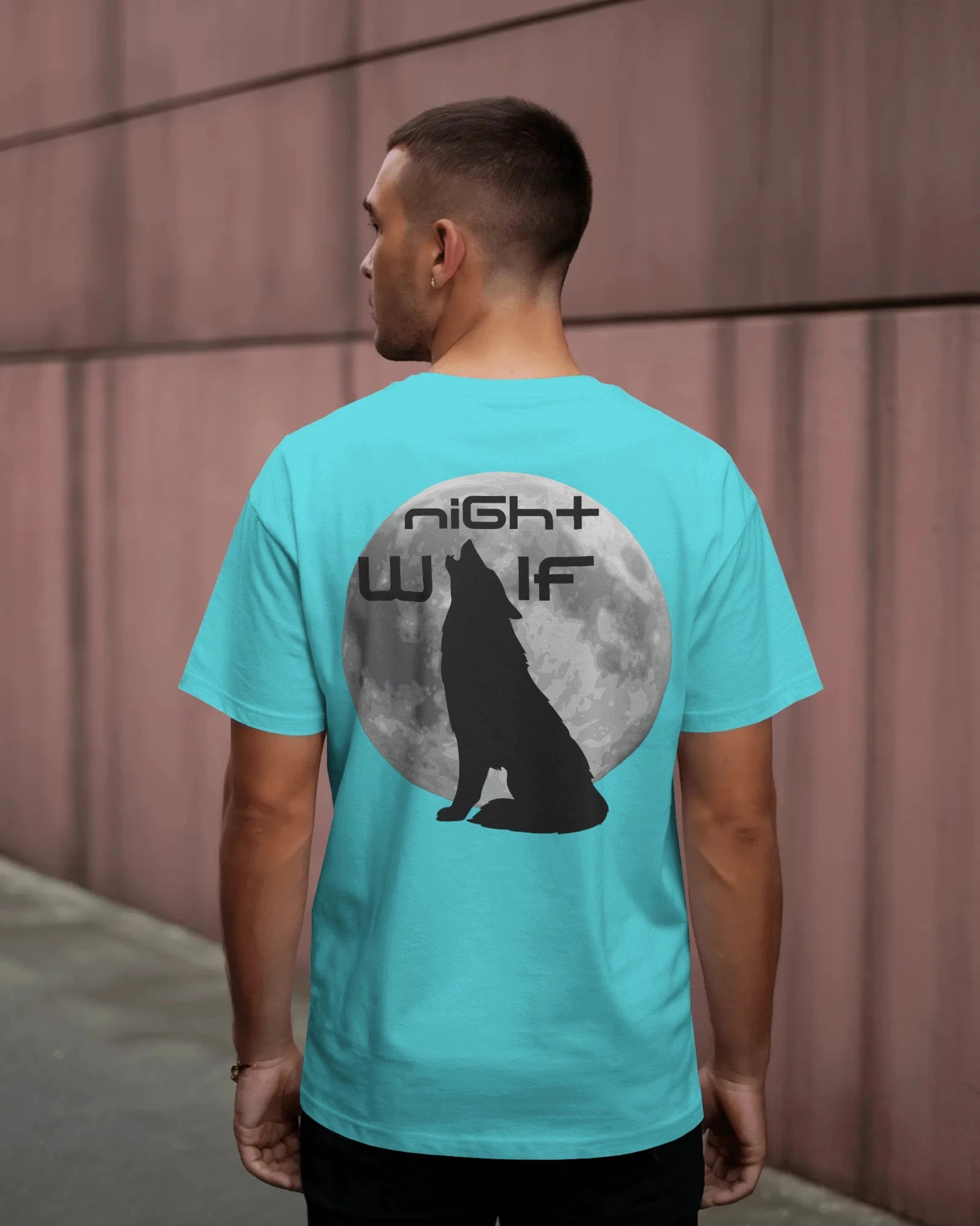 Night Wolf Oversize Tee – Moonhowler Series