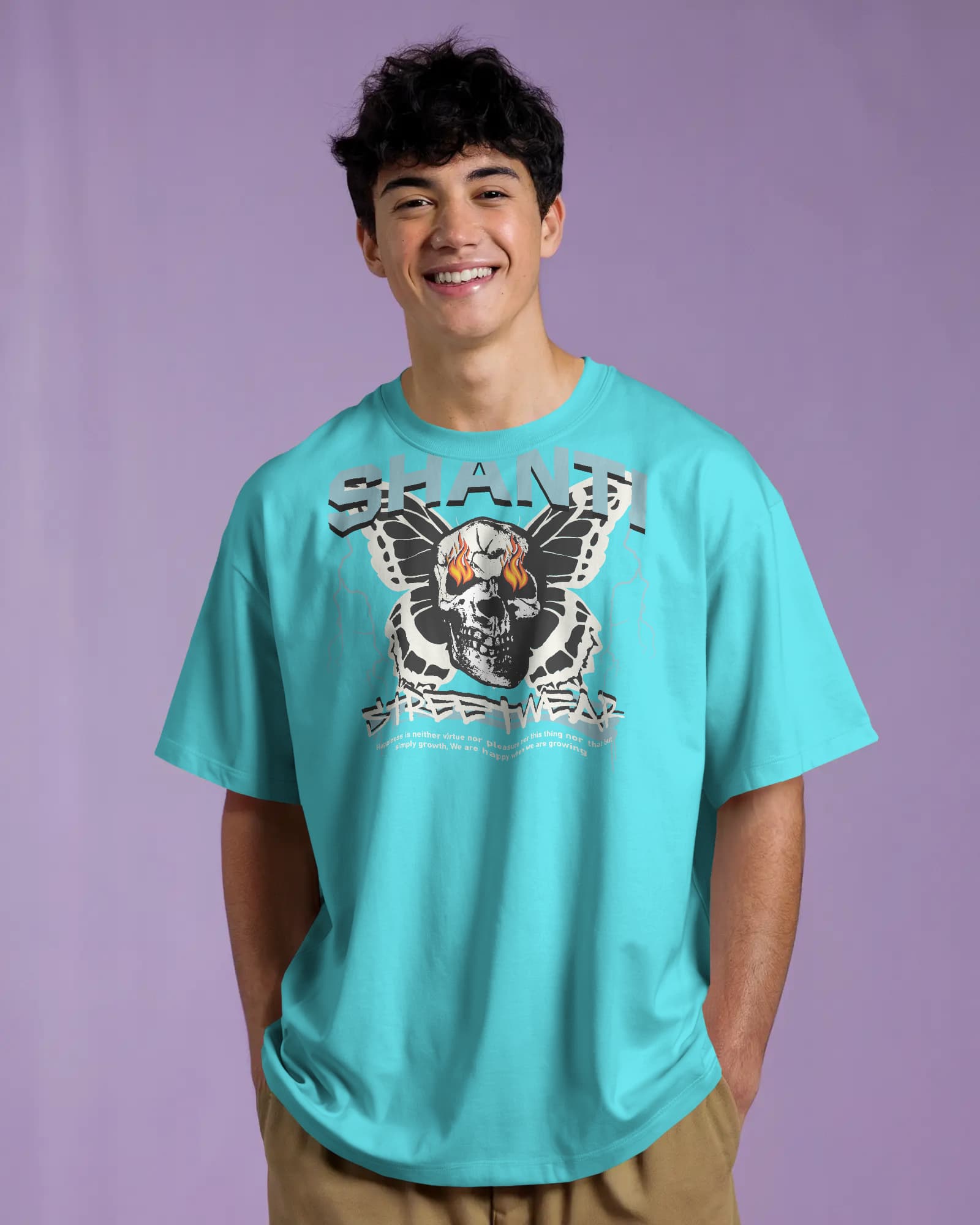 Shanti Streetwear – Inner Peace, Outer Fire Tee