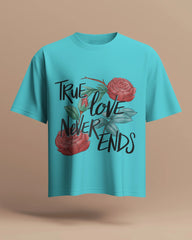 True Love Never Ends Tee – Romantic Bloom by Cavantee