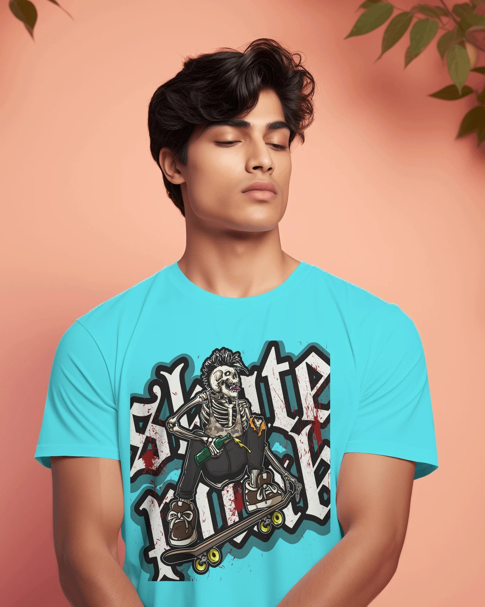 Punk Reaper – Bloody Skate Chaos Tee by Cavantee