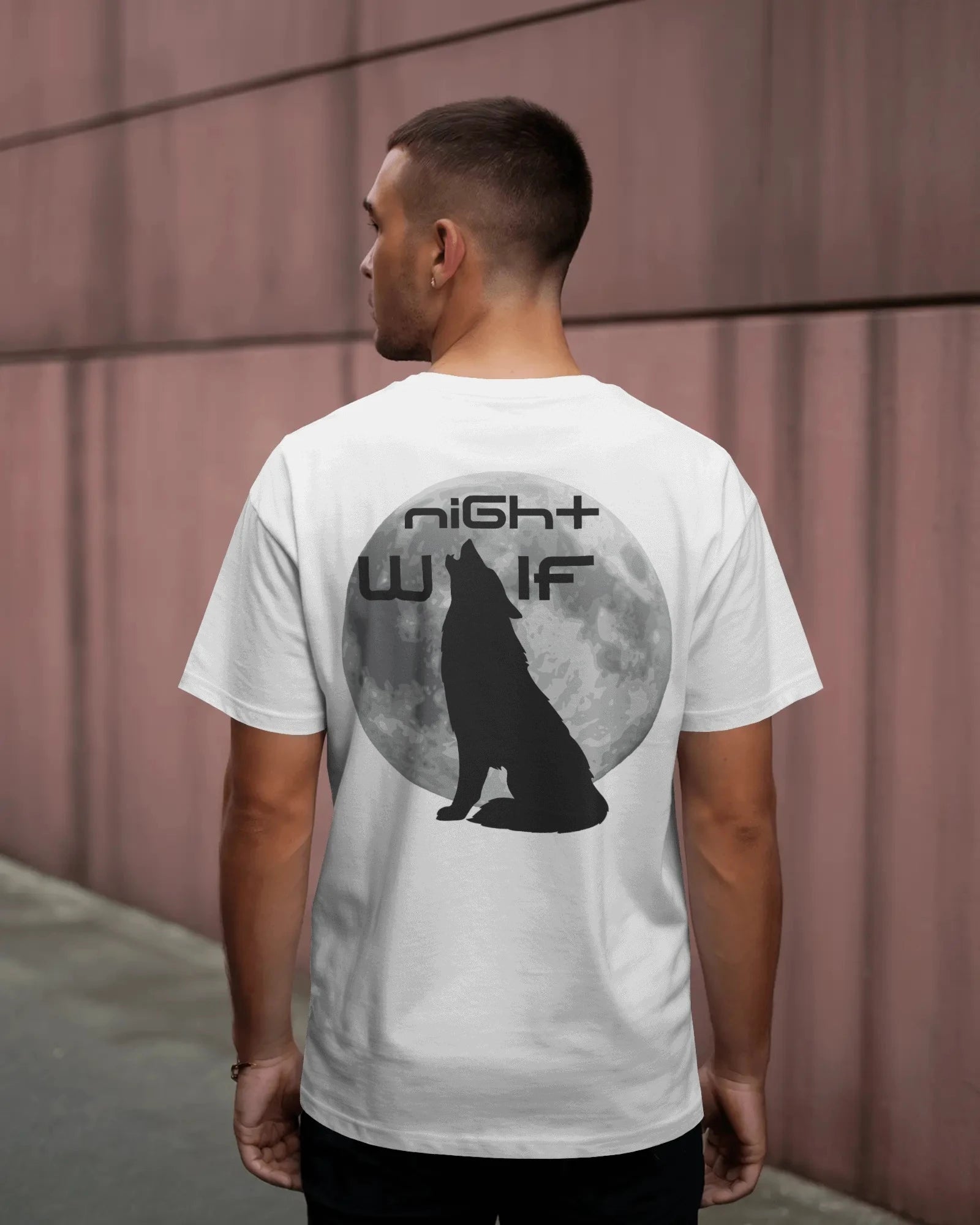 Night Wolf Oversize Tee – Moonhowler Series