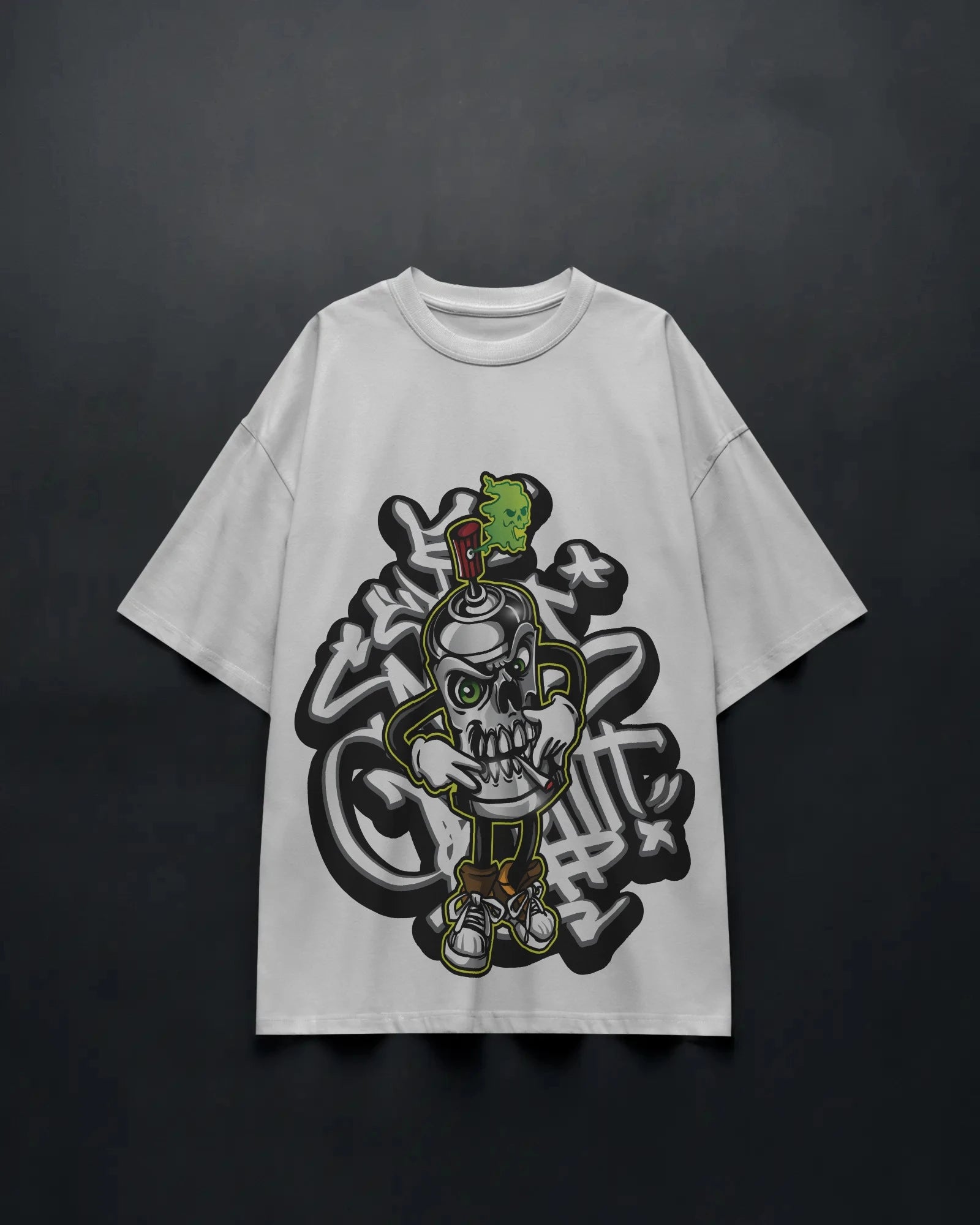 Skully Spray Can – Toxic Rebel Street Tee