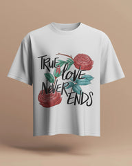 True Love Never Ends Tee – Romantic Bloom by Cavantee