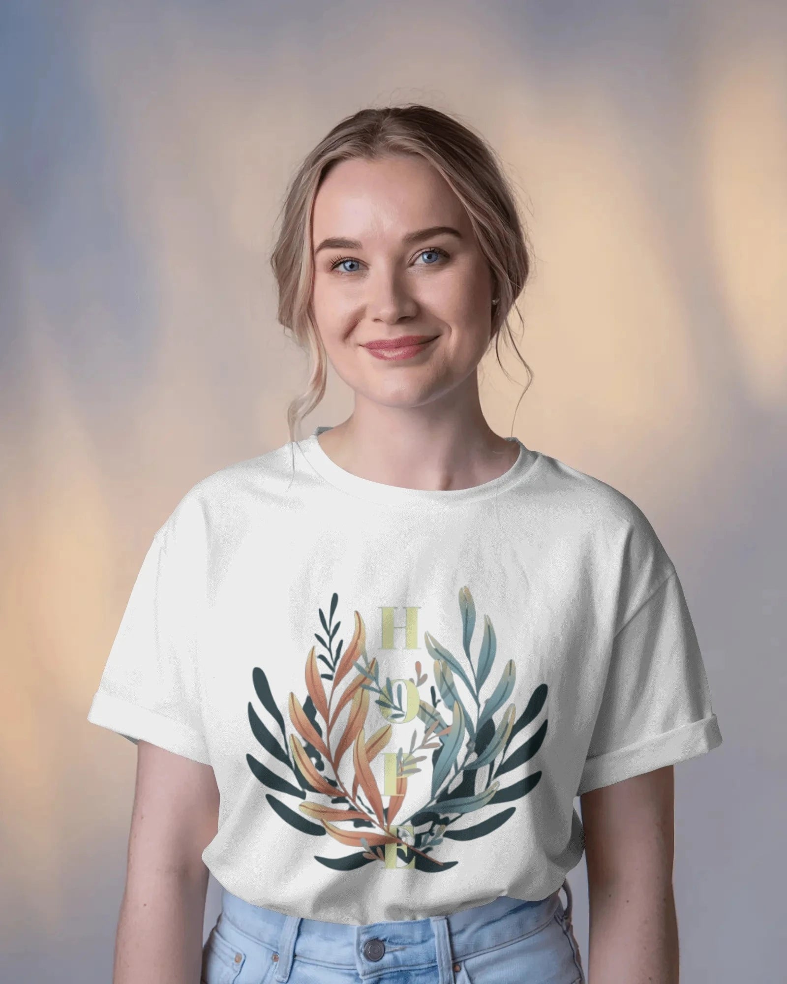 Hope Botanical Wreath Graphic Tee