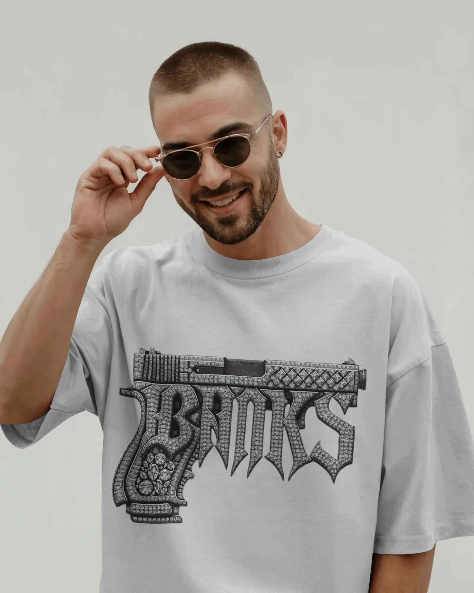 Diamond Glock "BANKS" Statement Tee – Fearless Flex