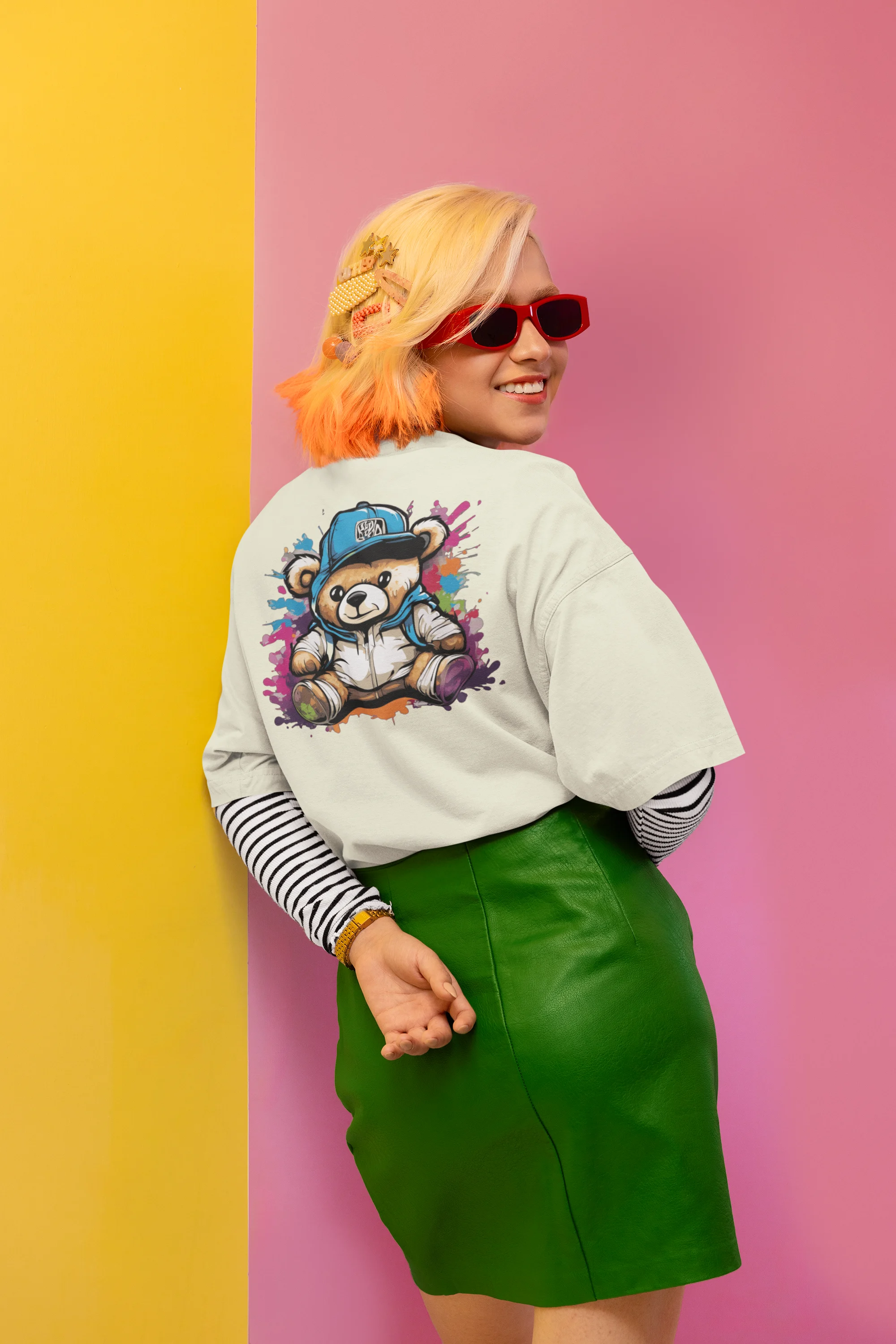 Graffiti Cub – Splash Style Oversized Tee
