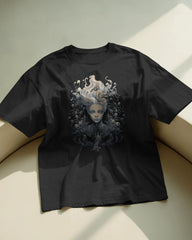 Ethereal Void – Monochrome Phantom T-Shirt by Cavantee