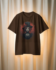 Crimson Baroness Oversize Tee – Gothic Aristocracy Edition