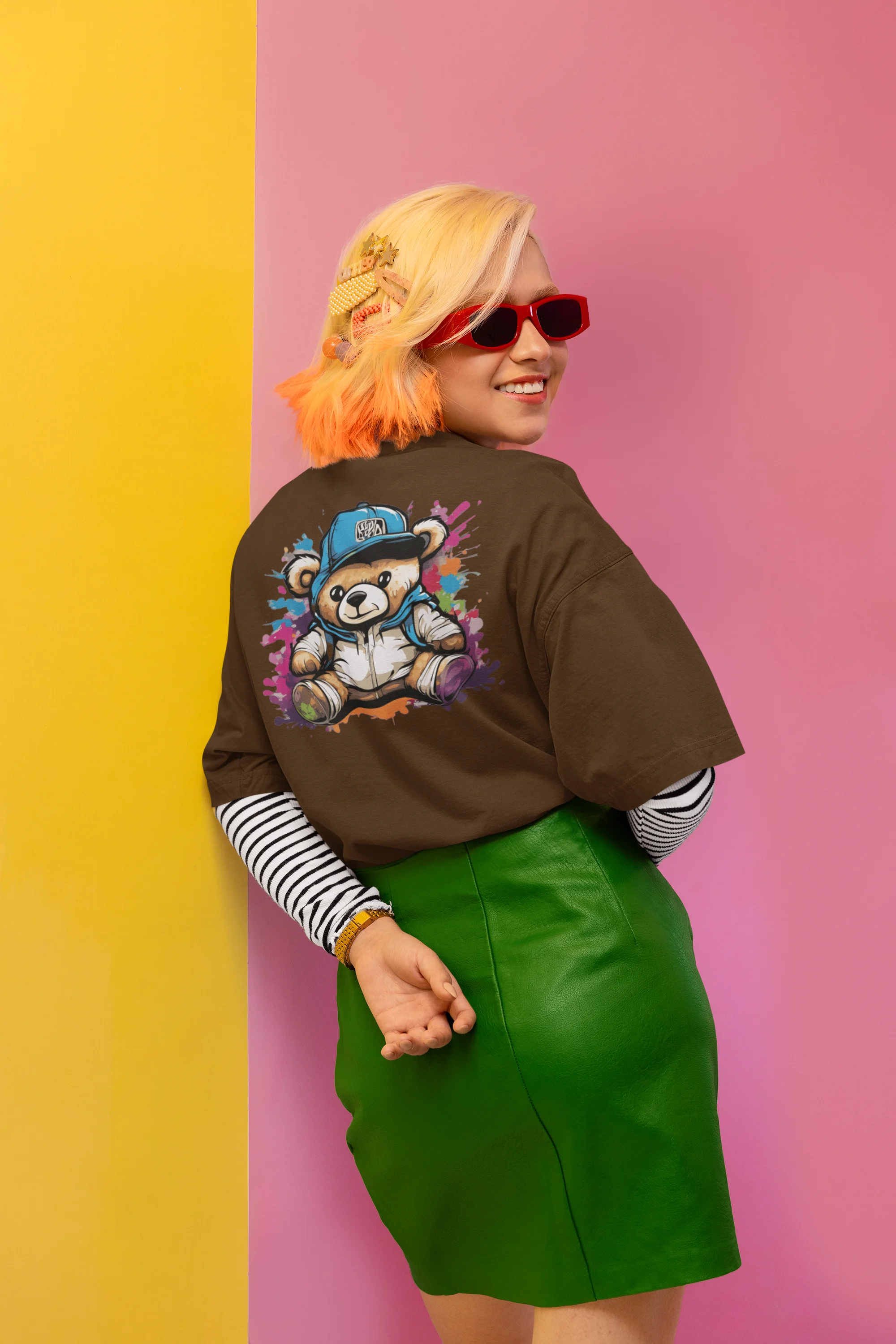 Graffiti Cub – Splash Style Oversized Tee