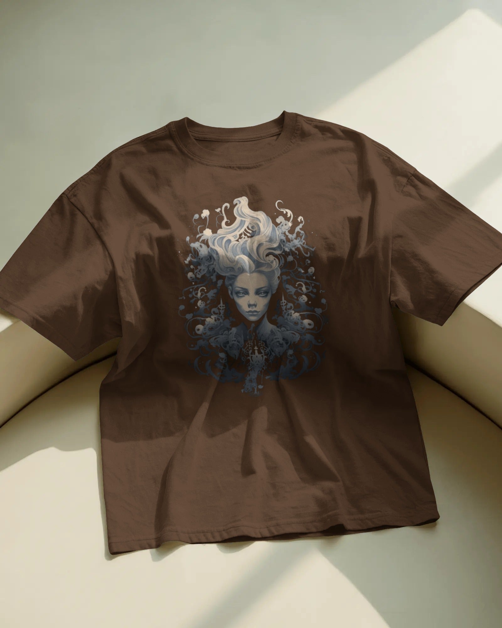 Ethereal Void – Monochrome Phantom T-Shirt by Cavantee