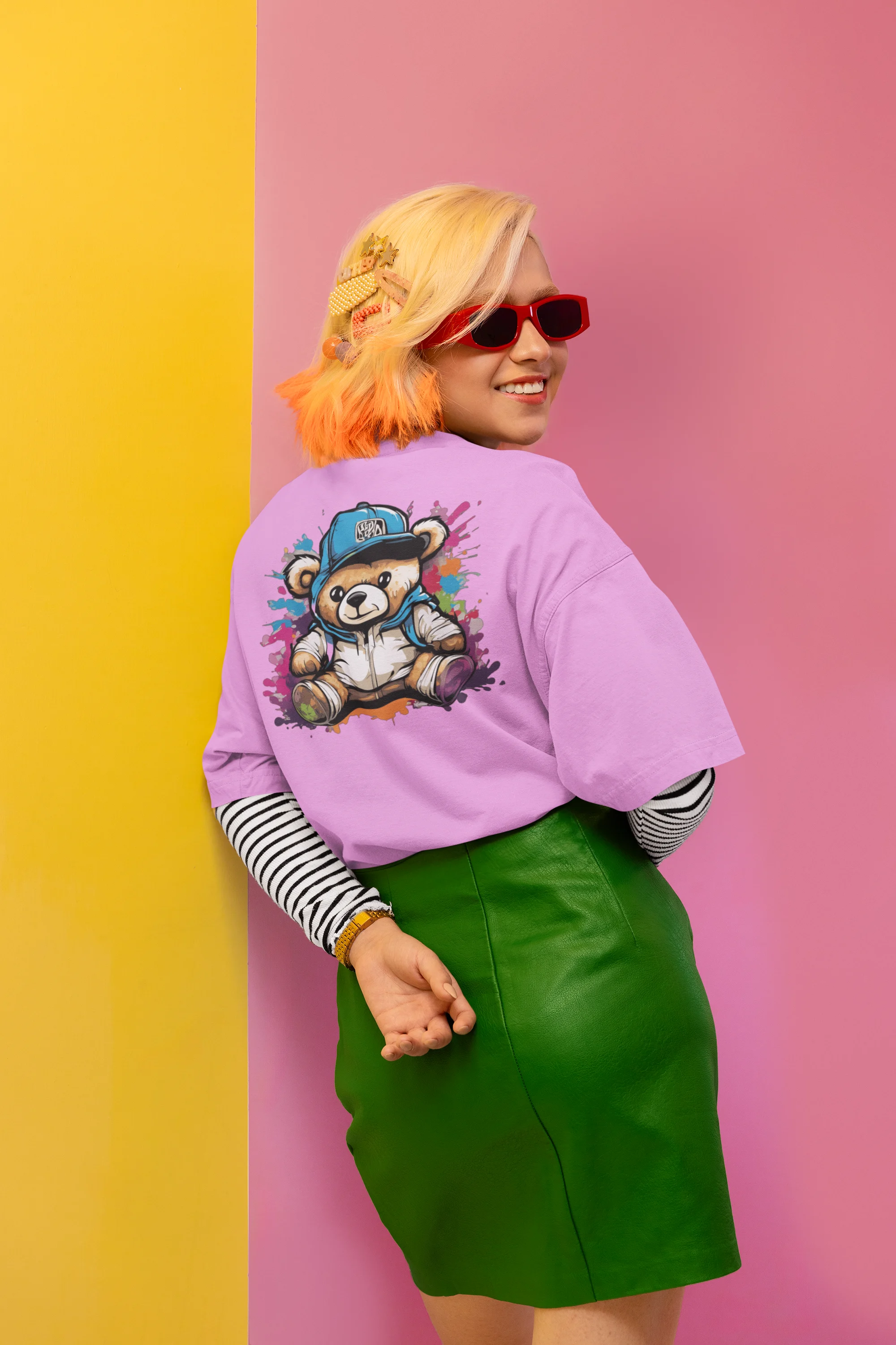 Graffiti Cub – Splash Style Oversized Tee
