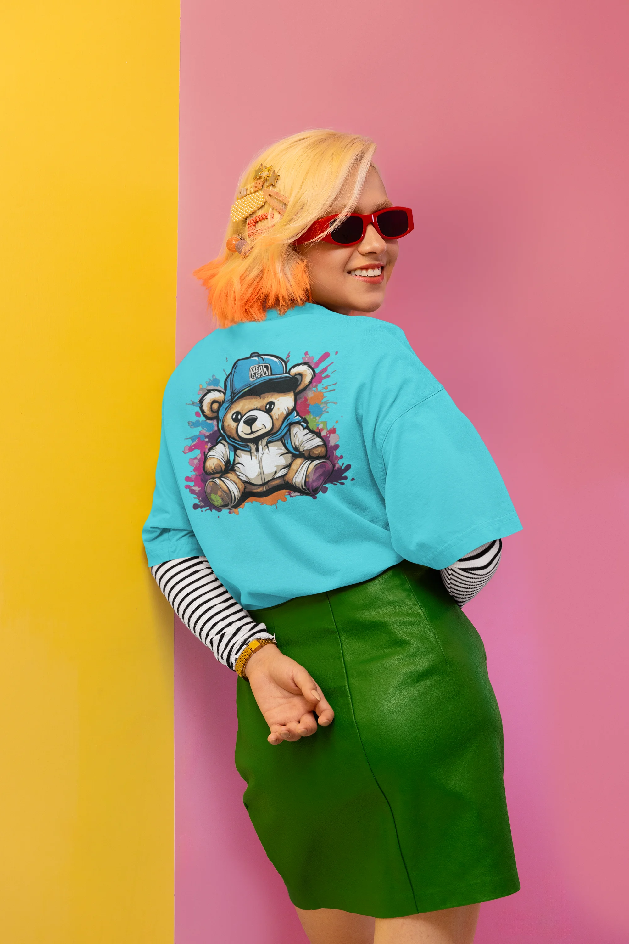 Graffiti Cub – Splash Style Oversized Tee