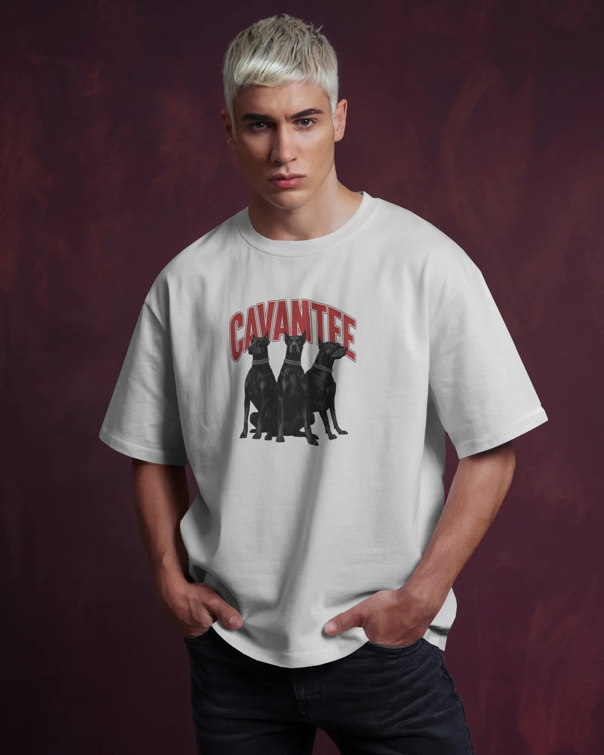Doberman Guard Oversized Tee – Cavantee Limited Drop